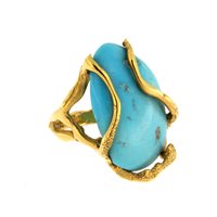 Anello Soranzo Gioielli Donna in Oro giallo Turchese PIS10017494 - PIS10017494